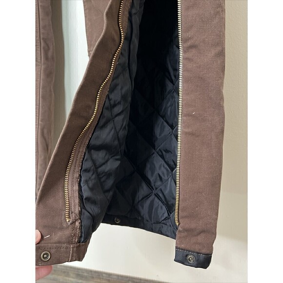 Berne Brown Insulated Carpenter Pants 38x32 Very Nice - Picture 6 of 12